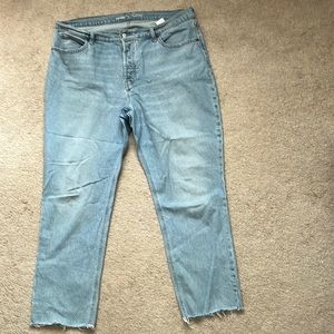 Old Navy slouchy straight, size 16